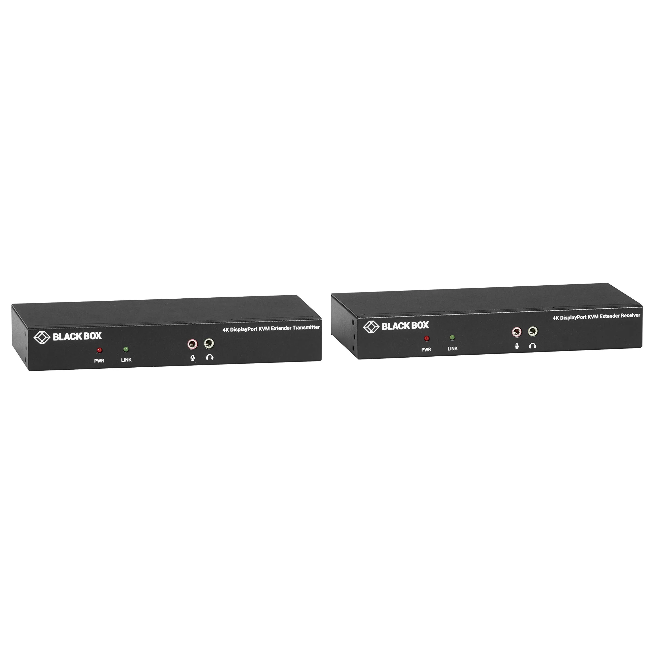 BLACK BOX CORPORATION KVXLCDP-100 — 4K DisplayPort KVM Extender Over CATx