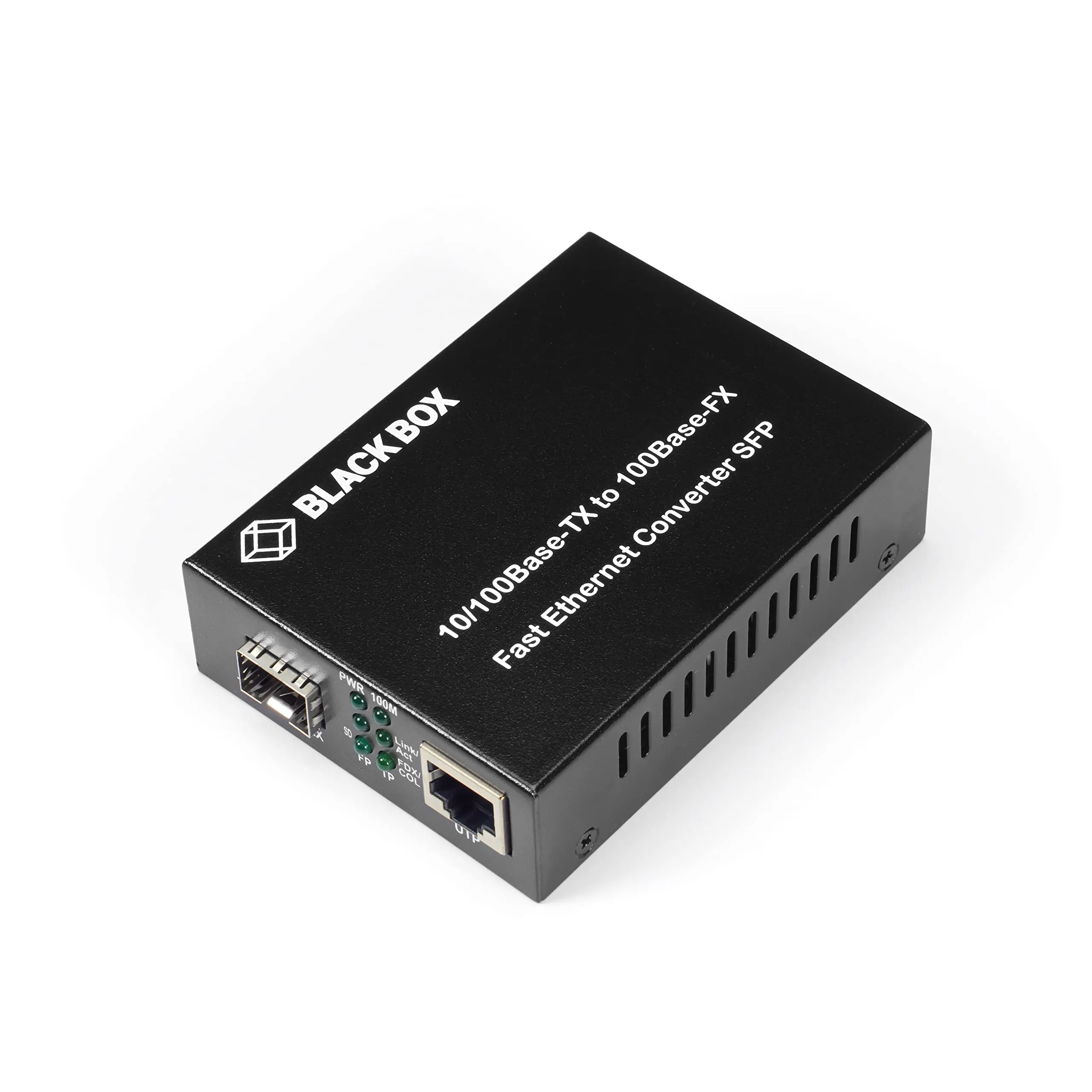 BLACK BOX CORPORATION LHC210A — FAST ETHERNET (100-MBPS) MEDIA CONVERTER - 10/100-MBPS COPPER TO 100-MBPS FIBER