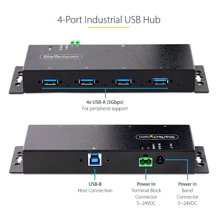 STARTECH-5G4AINDNP-USB-A-HUB