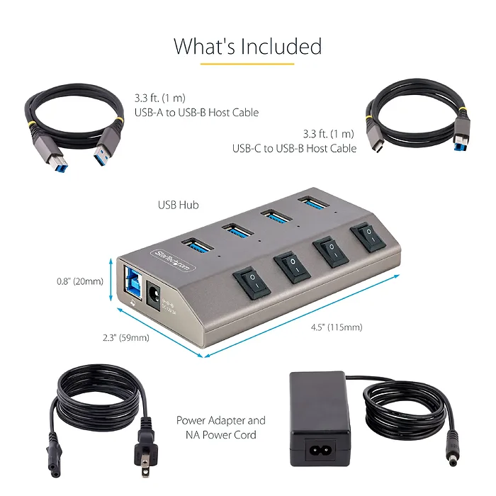 STARTECH-5G4AIBS-USB-HUB-NA
