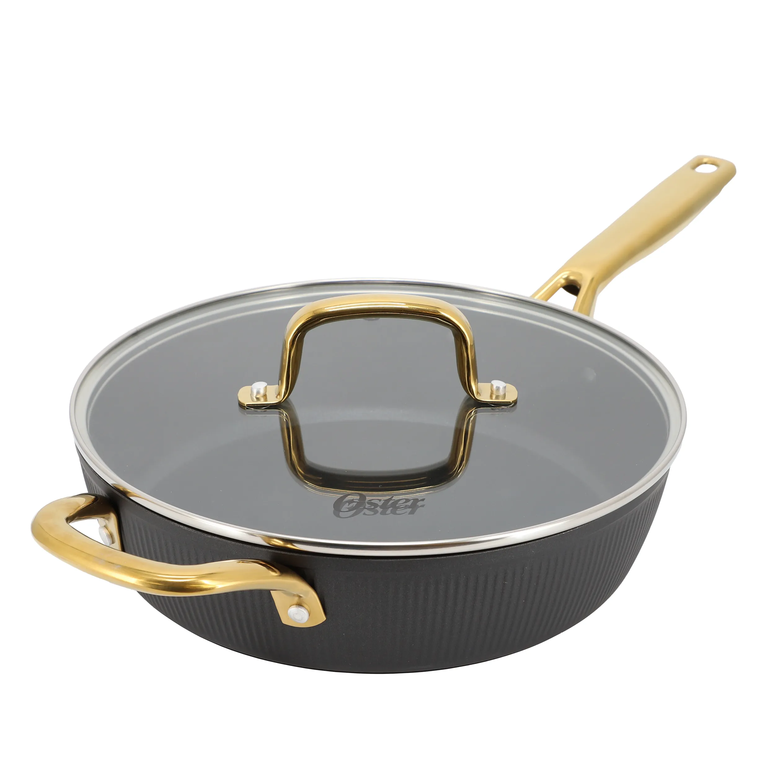 OSTER 143704.02 — Oster 4-Quart Nonstick Aluminum Sauté Pan with Lid