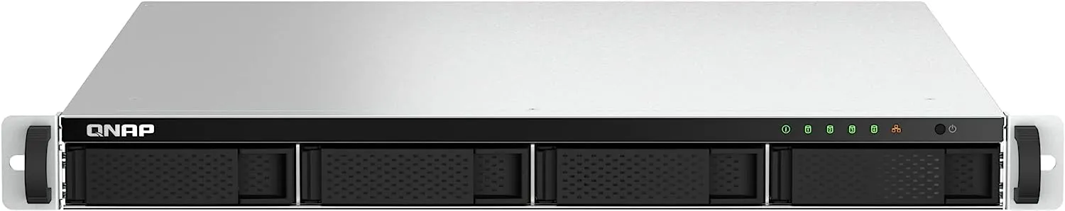 QNAP TS-464U-8G-US — QNAP 1U 4-BAY NAS/ISCSI IP-SAN, INTEL CE.