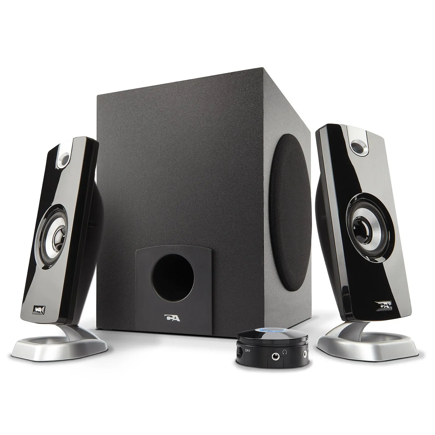Cyber Acoustics CA-3090 — Compact 3-Piece Gaming Speaker System with Subwoofer