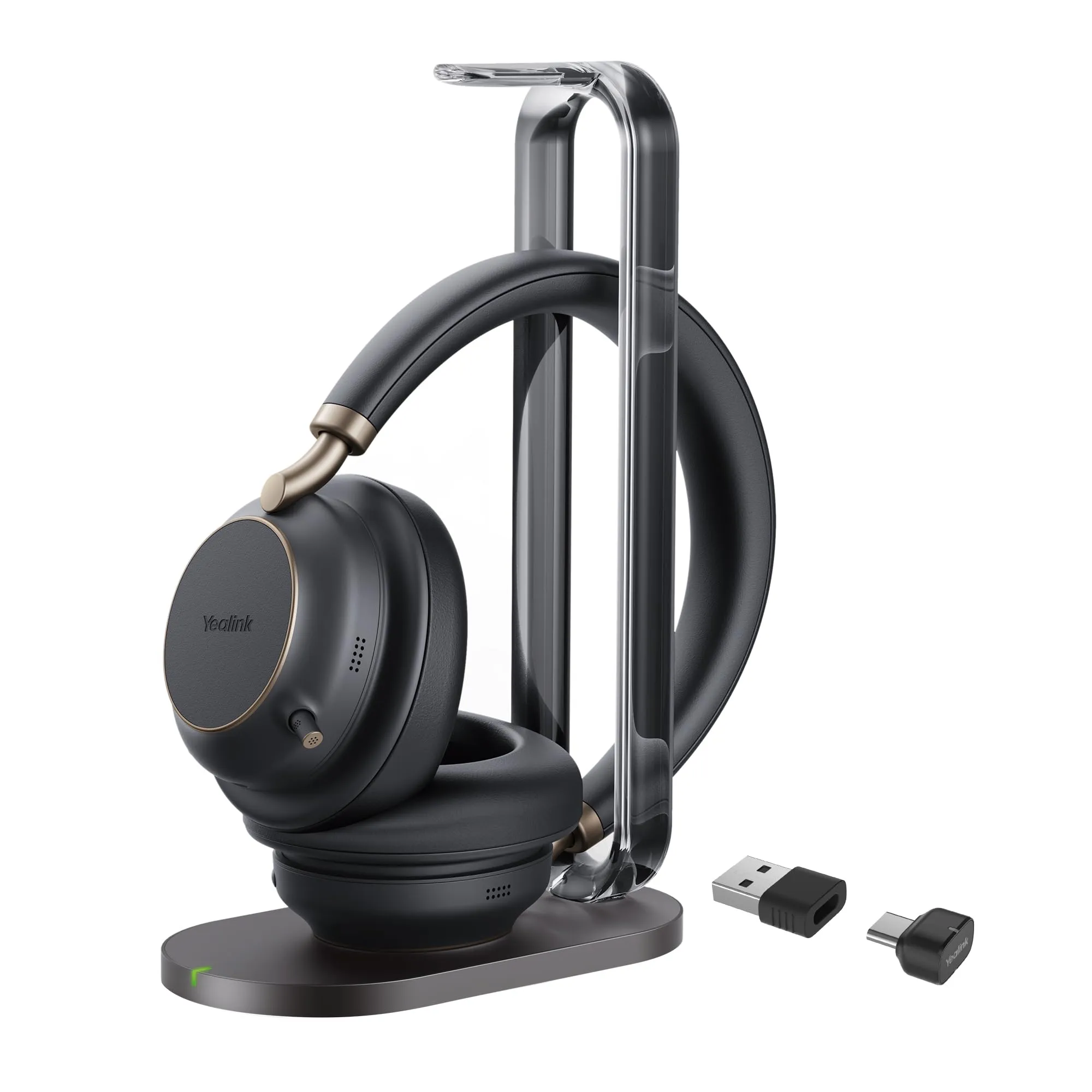 Yealink BH76 PLUS WITH CHARGING STAND TEAMS BLACK USB-C/ — 1208699 BH76 PLUS WITH CHARGING STAND TEAMS BLACK USB-C/A
