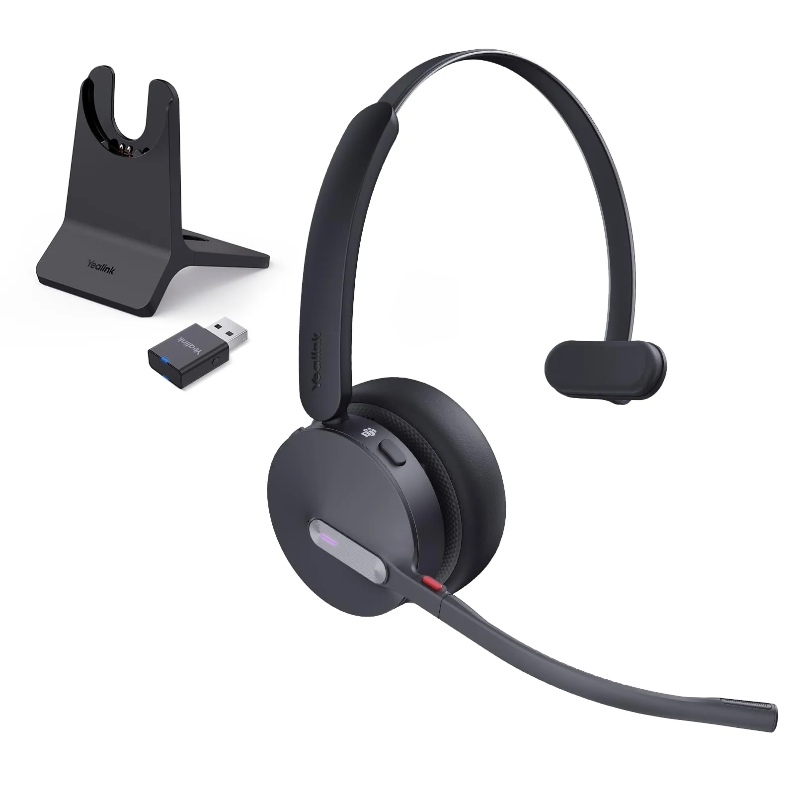 Yealink 1208698 — Yealink WH64 Hybrid Mono with Charging Stand - Teams