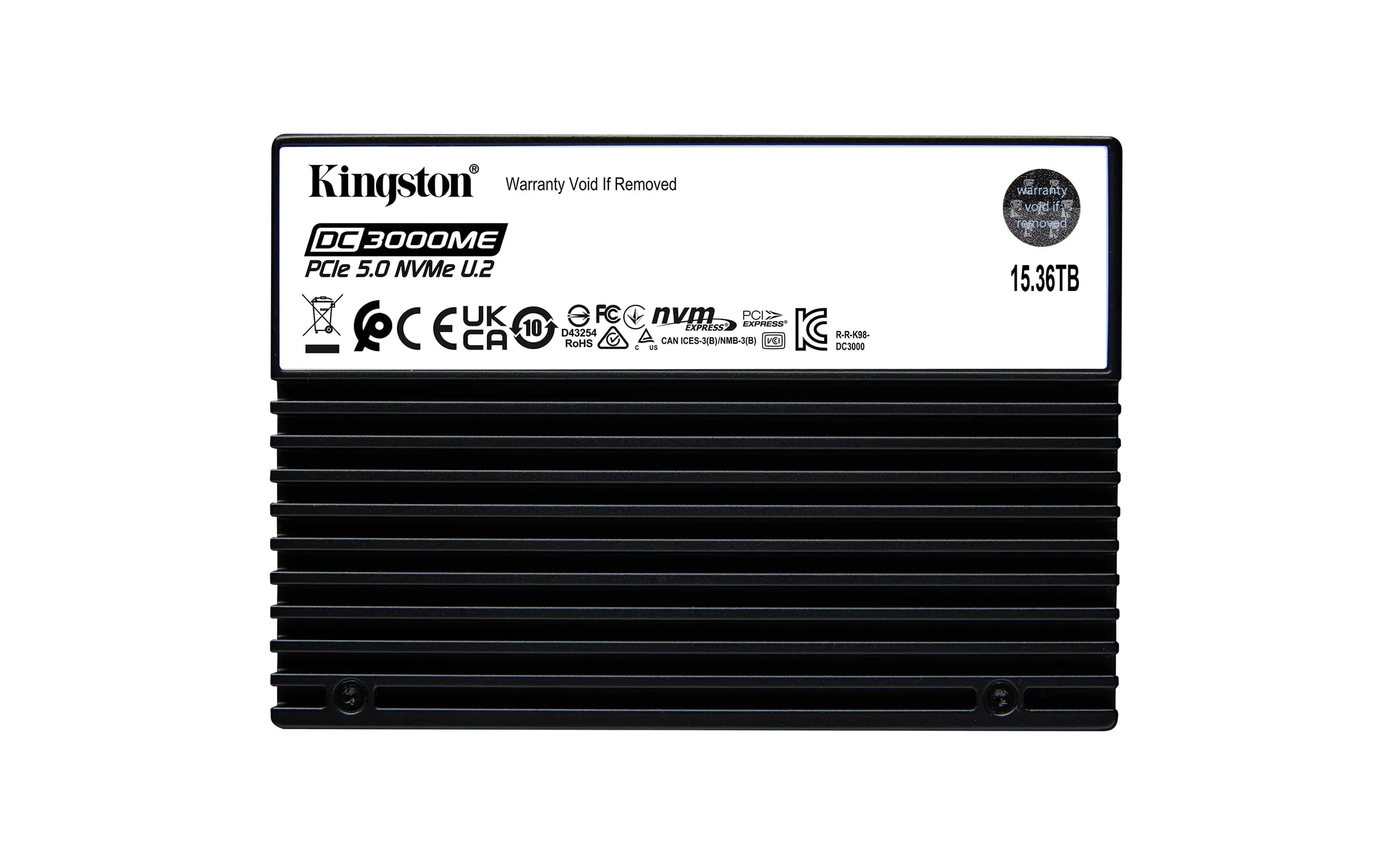 KINGSTON SEDC3000ME/15T3 — 15.36TB DC3000ME U.2 PCIE 5.0 NVME TCG OPAL ENTERPRISE SSD