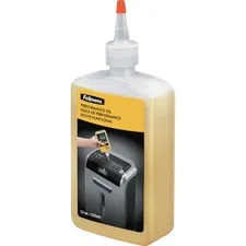 FELLOWES FEL 35250 — Fellowes Powershred® Shredder Oil - 12 Oz. Bottle - 12 fl oz - Light Amber