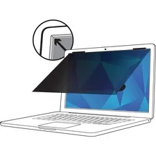 3M MMM PF140W9B — 3M PF14.0W Privacy Filter Black - For 14" WidescreenNotebook - 16:9 - Polymer, Plastic - Anti-glare - 1 Each
