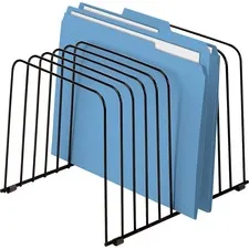 FELLOWES FEL 72112 — Fellowes Wire File Sorter - 11 Divider(s) - 8" Height x 9" Width x 11.38" Depth - Desktop - Black - Steel - 1 Each