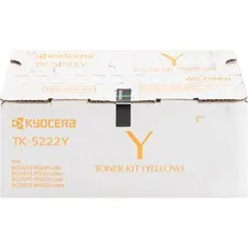 KYOCERA KYO1T02R9AUS1 — Kyocera TK-5222Y Toner Cartridge - Yellow - Laser - Standard Yield - 1200 Pages - 1 Each