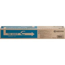 KYOCERA TK8317C — Kyocera High Yield Laser Toner Cartridge - Cyan - 1 Each - Laser - High Yield - Cyan - 1 Each