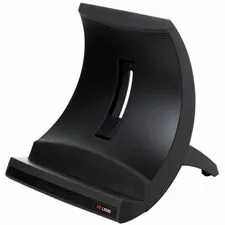 3M MMM LX550 — 3M Ergonomic Vertical Notebook Computer Riser - 8.75" Height x 7.75" Width x 6.38" Depth - Silver, Black