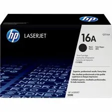 HP Q7516A — HP 16A (Q7516A) Toner Cartridge - Single Pack - Laser - 12000 Pages - Black - 1 Each