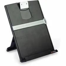 3M MMM DH340MB — 3M Desktop Document Holder - 12.1" Height x 9.7" Width x 2" Depth - Black, Silver