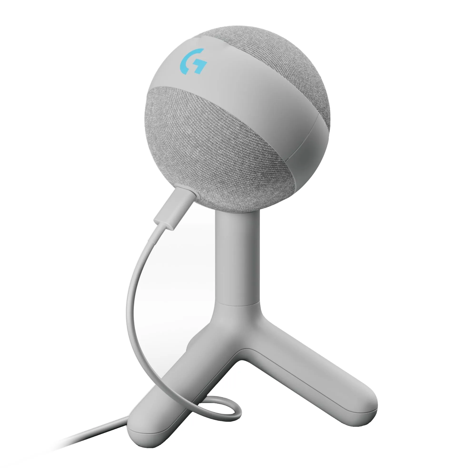 Logitech 988-000556 — YETI ORB RGB GAMING MIC WITH LIGHTSYNC - OFF WHITE