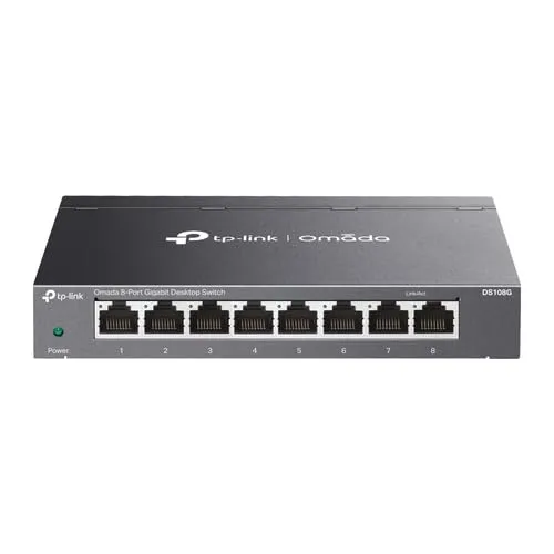 TPLINK DS108G - TP-Link 8-Port Gigabit Desktop Switch with Omada Technology