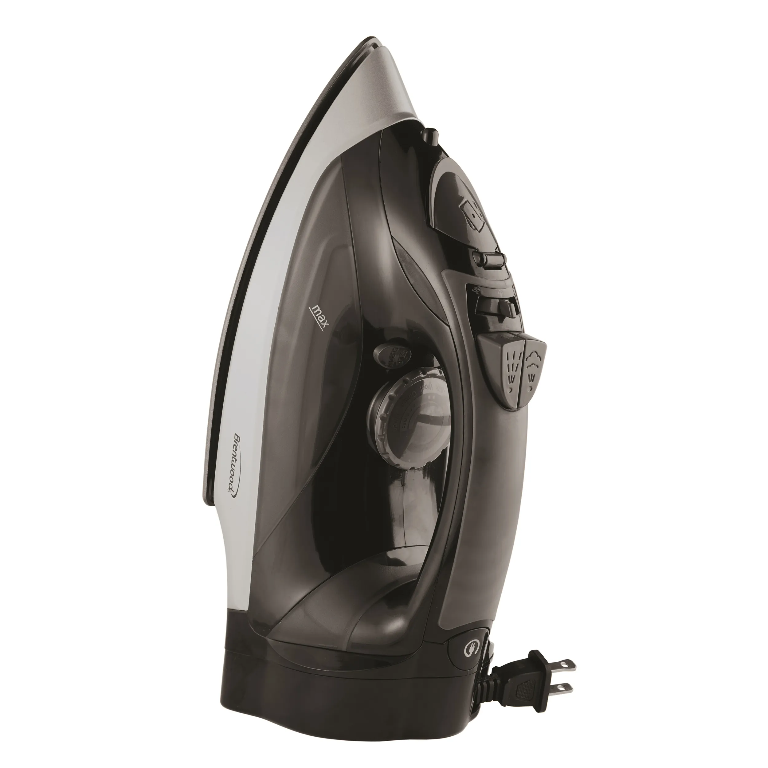 Brentwood MPI-59BK — Brentwood Steam Iron With Retractable Cord - Black