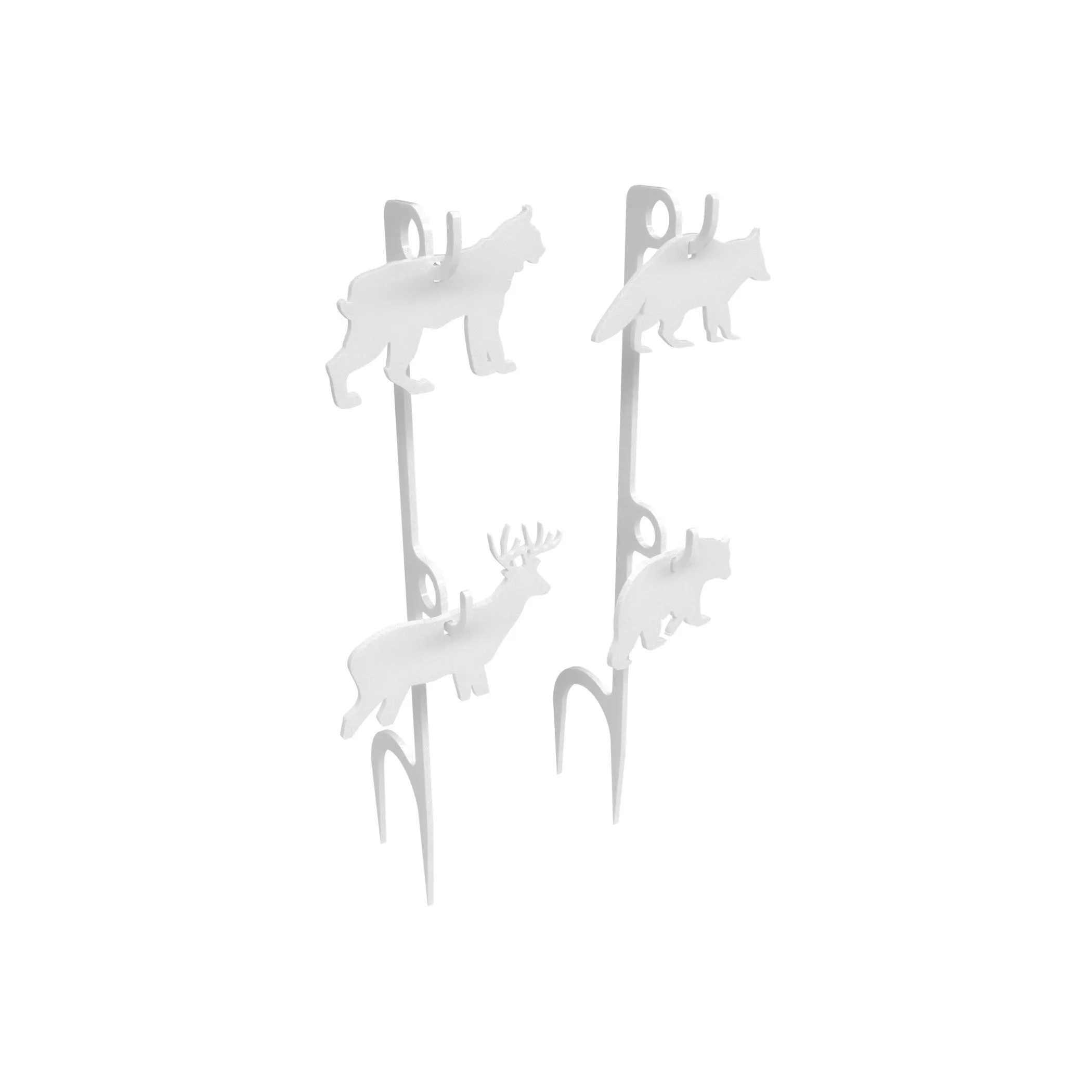 Birchwood Casey BC-41579 — 22 Rimfire AR500 1/4" Animal Target Set