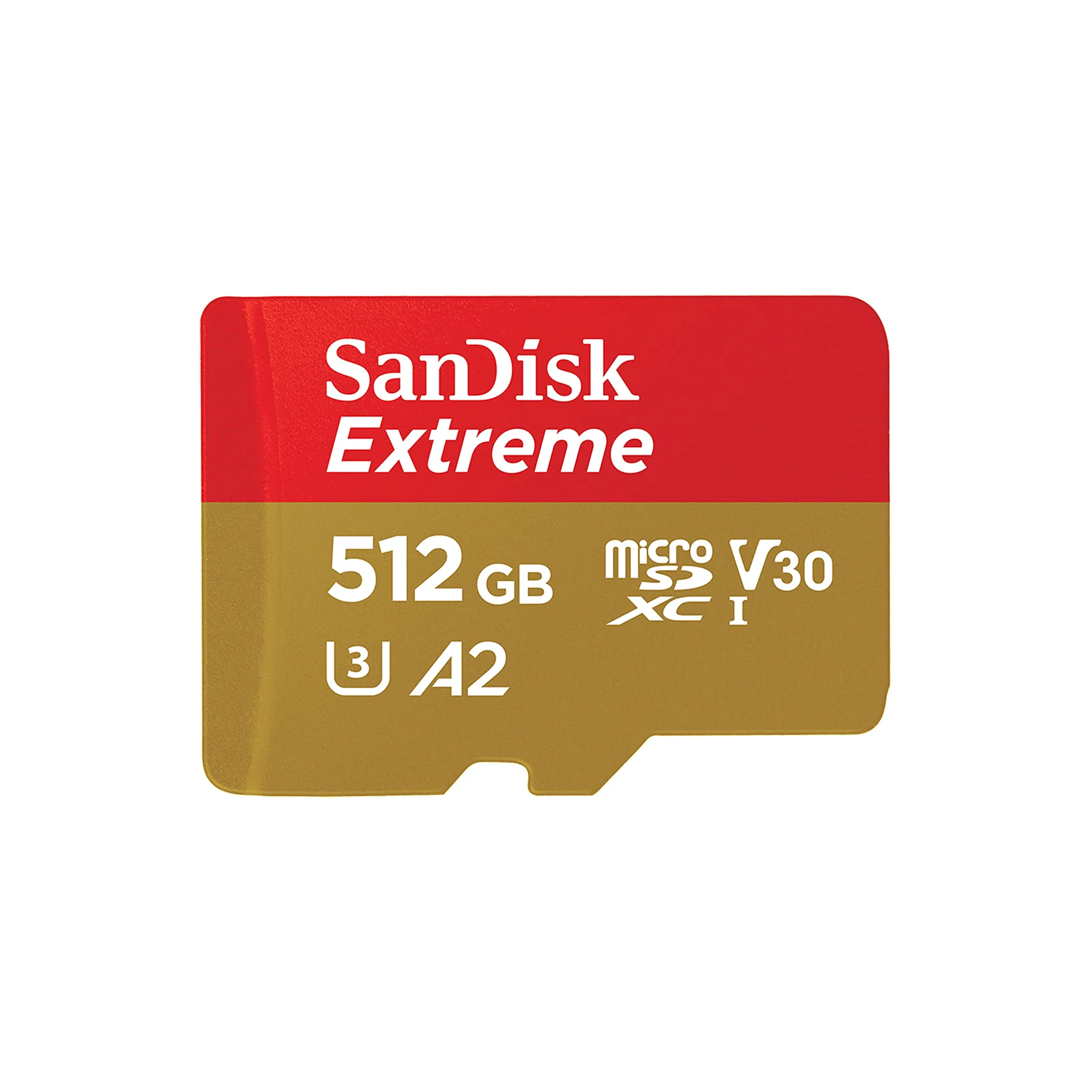 Western Digital SDSQXAV-512G-AN6MA - SanDisk Extreme 512GB microSDXC Card UHS-I V30 4K