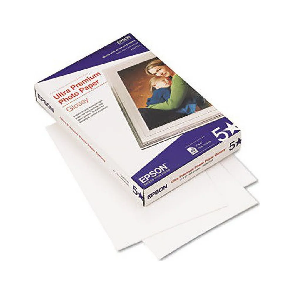 EPSON S042175 — GLOSSY PHOTO PAPER - 8.5 IN X 11 IN - 50 SHEET(S). FOR EPSON 3640, BASIS WEIGHT: