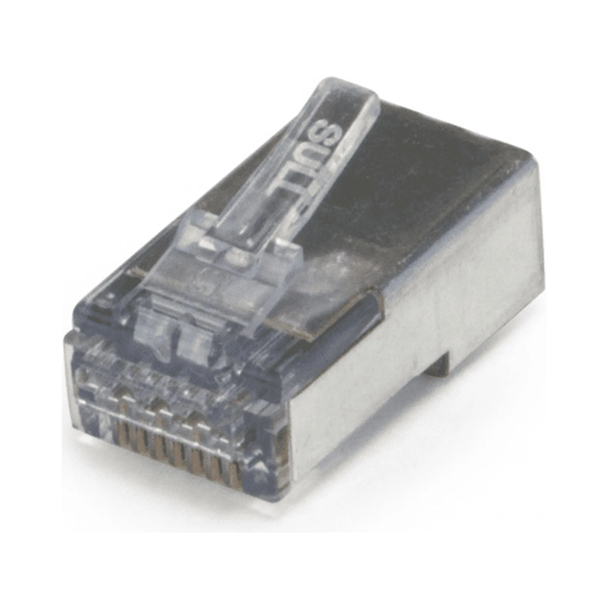PLATINUM TOOLS 105027 — EZEX44 SHIELDED RJ45 INTERNAL GROUND CONNECTORS, 100/BAG.