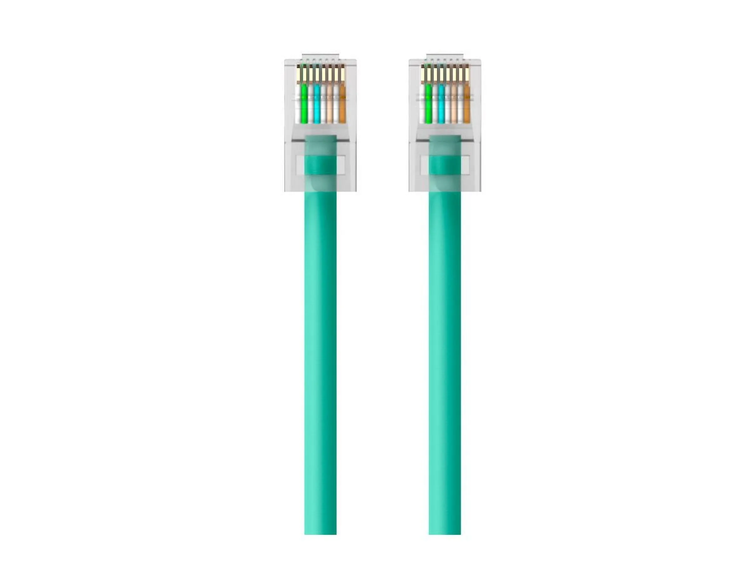 Belkin A3L980-07-GRN — BELKIN PATCH CABLE - UNSHIELDED TWISTED PAIR (UTP) - MALE LEFT GENDER - MALE RIG