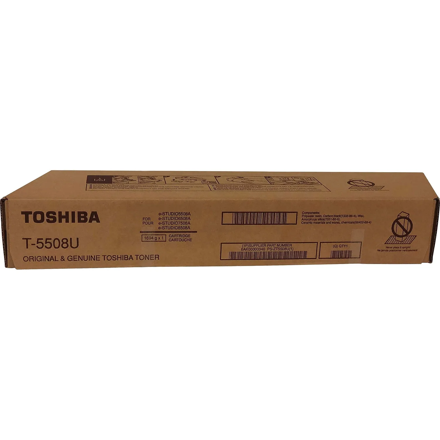 TOSHIBA T5508U — TOSHIBA T-5508U BLACK TONER FOR USE IN ESTUDIO 5508A 6508A 6508AG 7508A 8508A 85