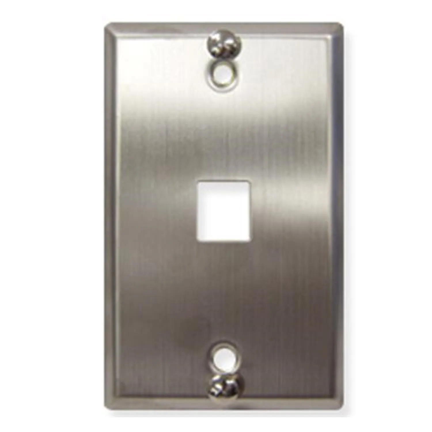 Cablesys ICC-IC107FFWSS — ICC ICC-IC107FFWSS Wall Plate, Phone, Flush, 1-port, Ss