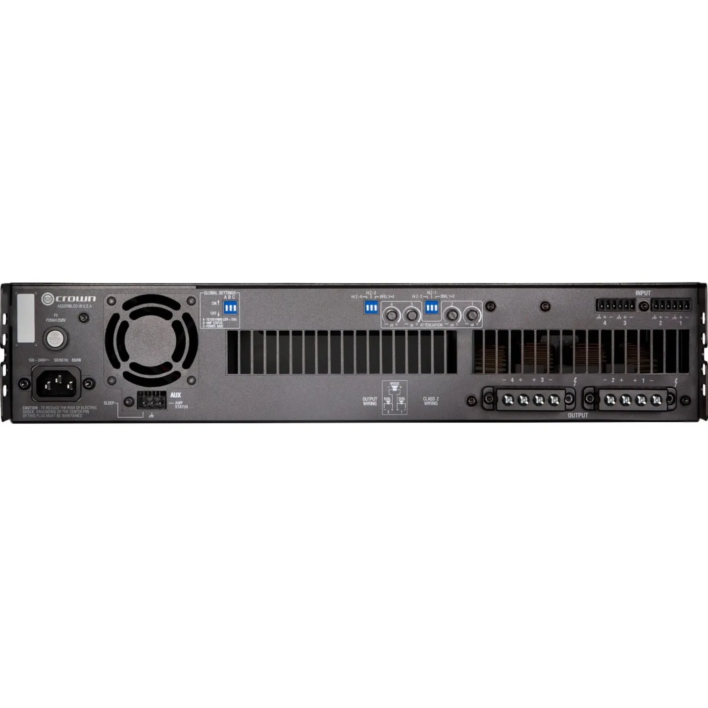 Crown 0087-0079 — 4 Channel 300w @ 4r - 70v Power Amplifier