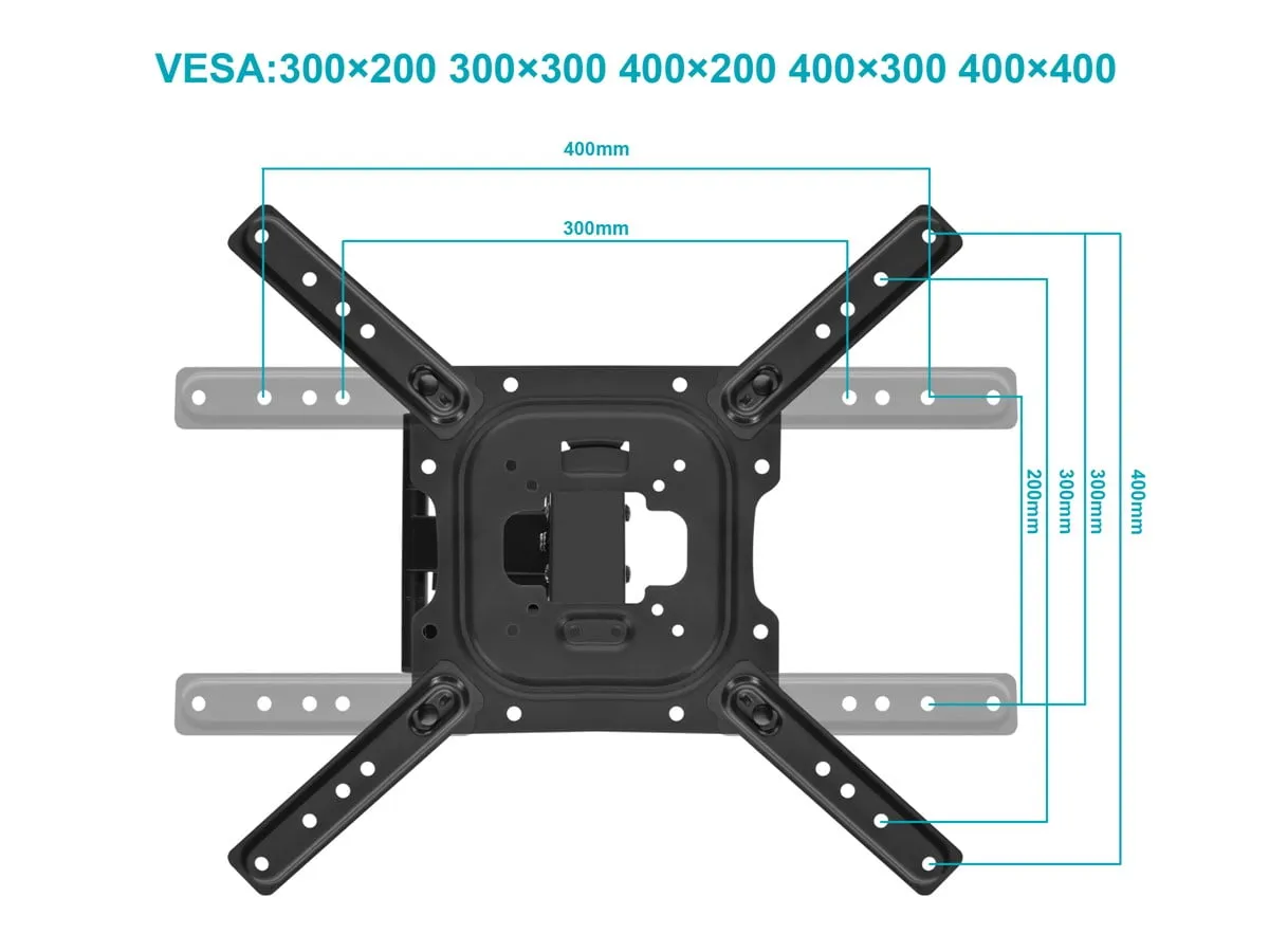 Monoprice 15868 — WALL MOUNT FOR MEDIUM 24 - 60 IN TV S