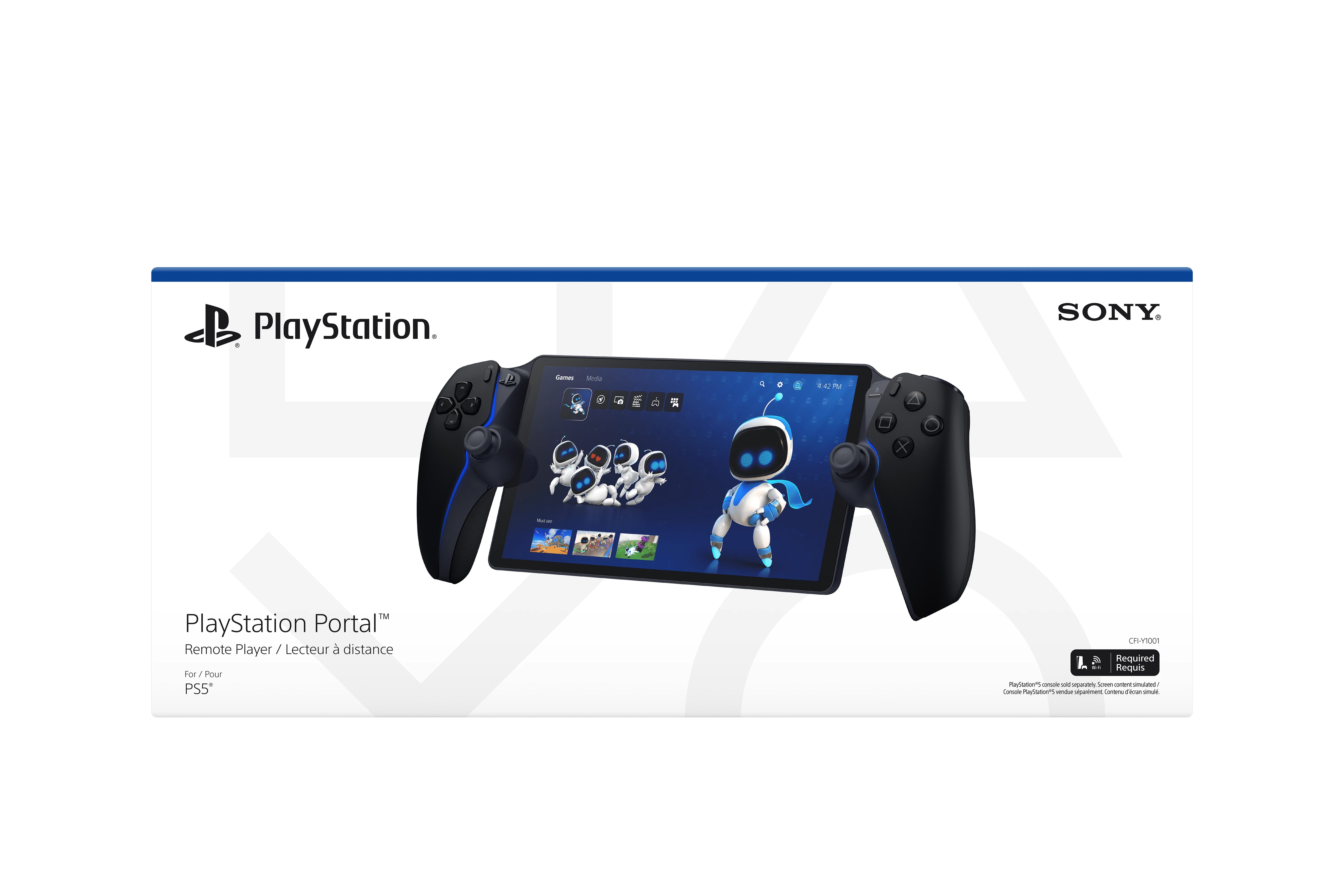 SONY 1000044180 — PS5 PLAYSTATION PORTAL REMOTE PLAYER - MIDNIGHT BLACK
