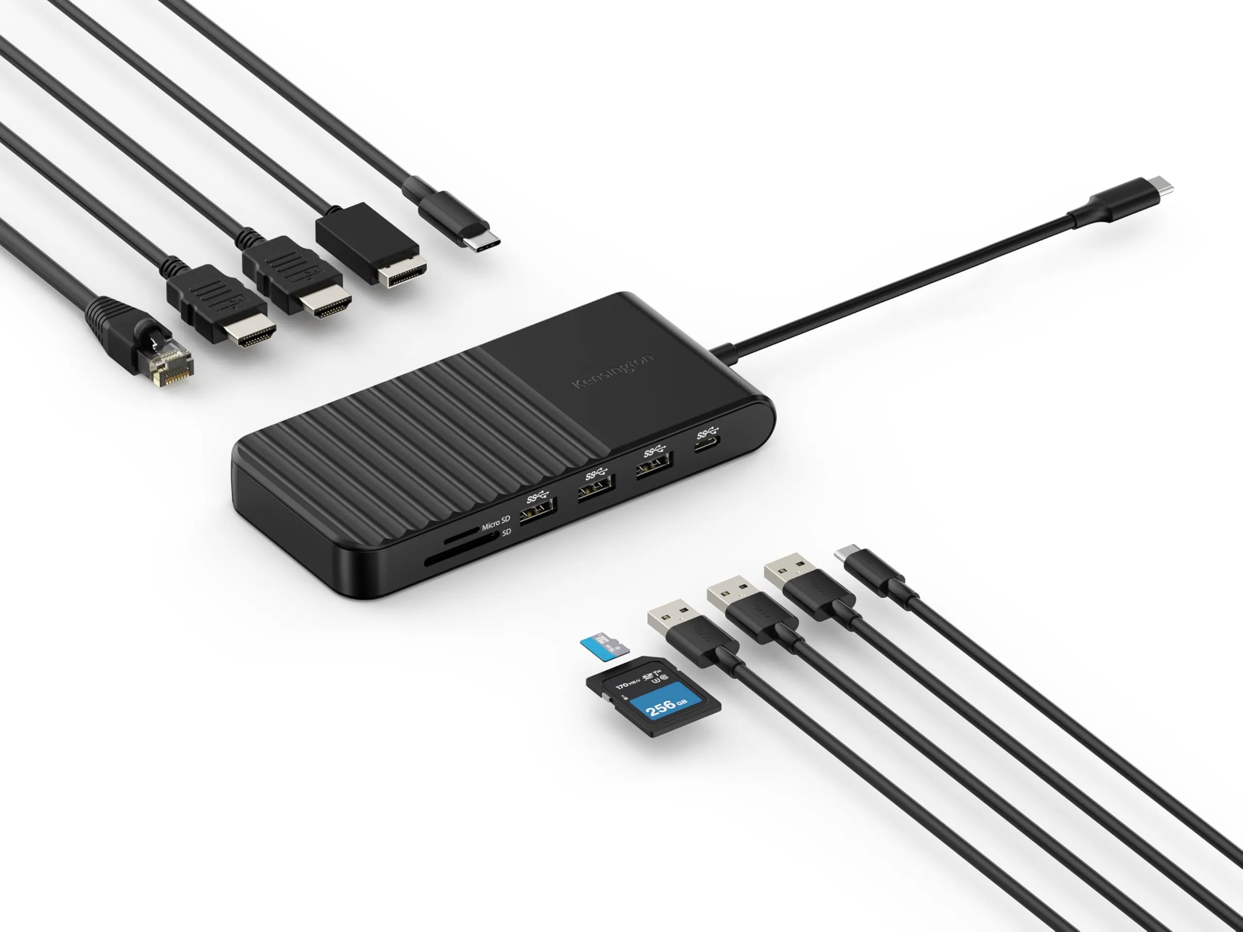 KENSINGTON K34040WW — UH1510P EQ USB-C 5GBPS TRIPLE VIDEO DRIVERLESS MOBILE DOCK - 85W PASS-THROUGH PO