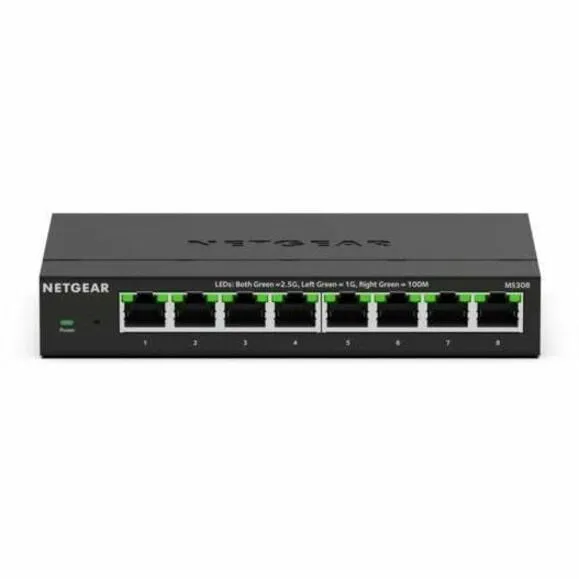 NETGEAR MS308-100NAS — 8-Port Multigigabit 2.5G Unified Management Switch