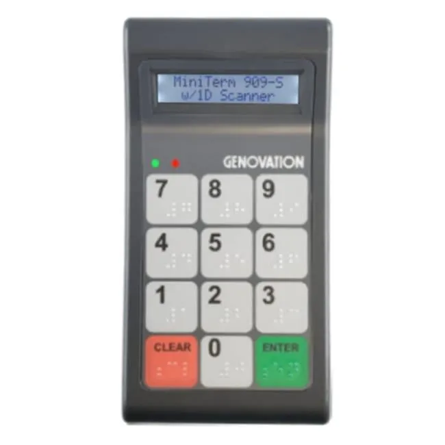 GENOVATION 909-KQR — Genovation Mini Term 12-Key Terminal with LCD Display