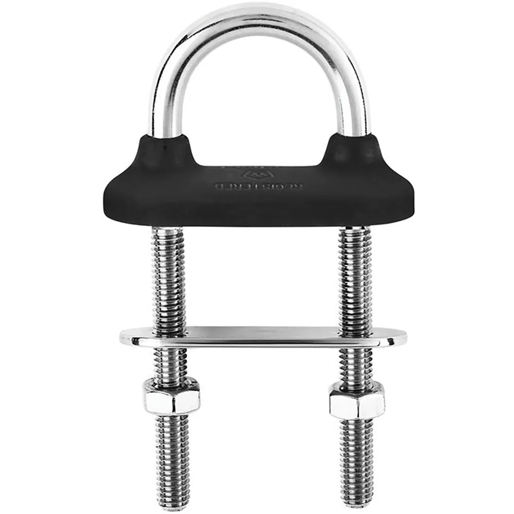 Wichard Marine UBC 65451 — Wichard Black Watertight U-Bolt - 10mm Diameter - 25/64" - 110mm Length - 4-21/64"