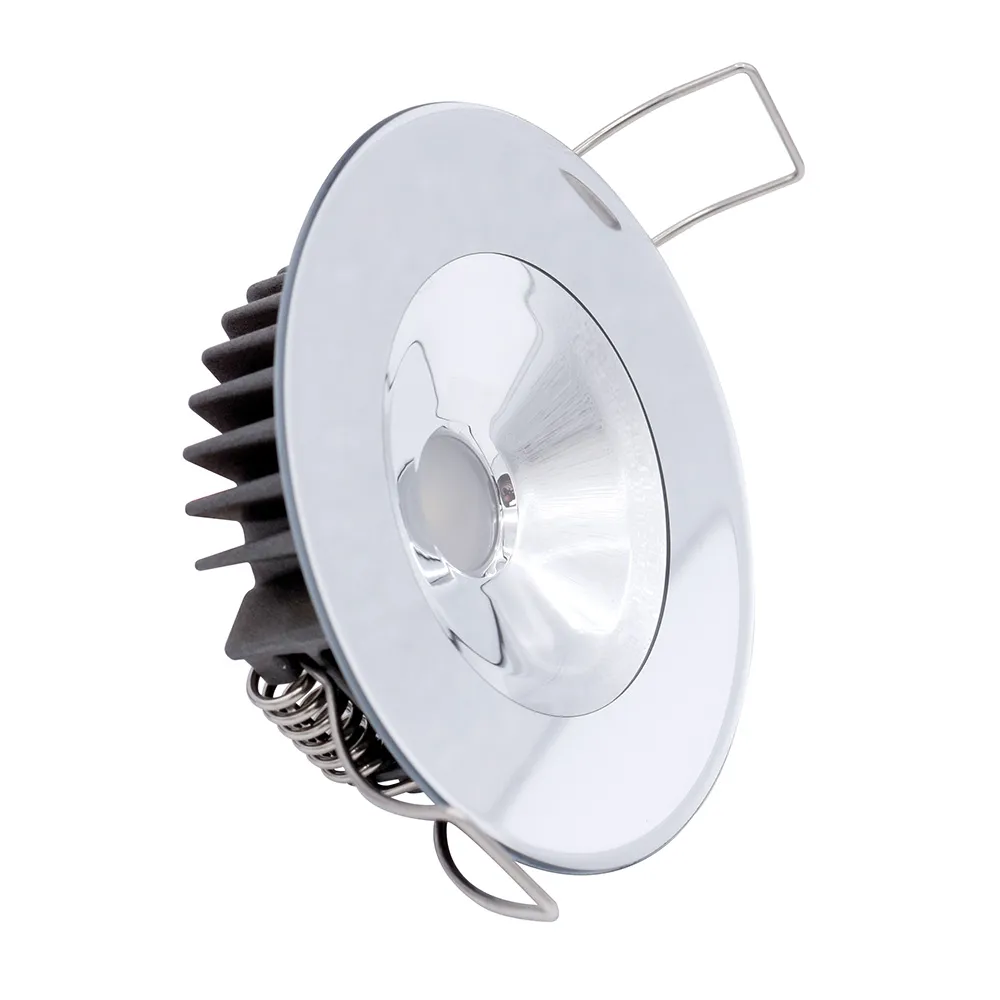 Lumitec 117143 — Lumitec Illusion Flush Mount LED Down Light - White - Non-Dimming - White Housing - MIrrored Housing