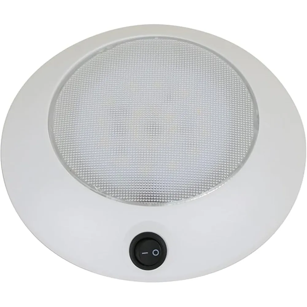Scandvik 41340P — 12V LED Dome Light with Switch - 5.5" Warm White