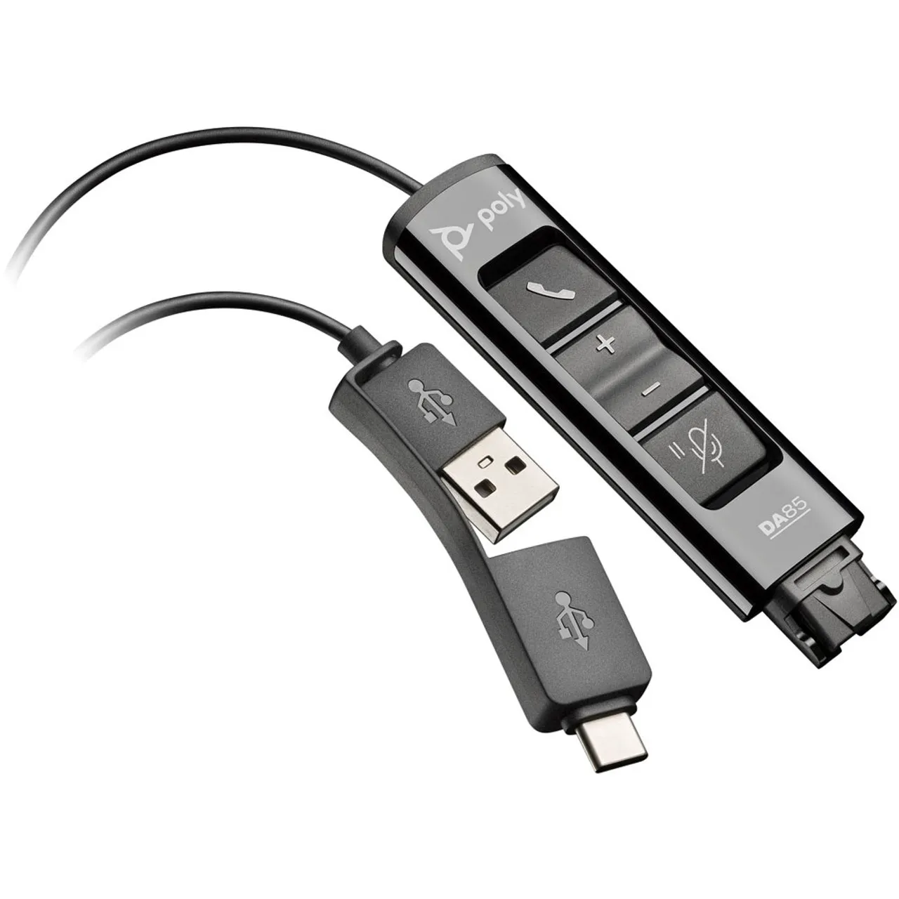 HP 786C7AA — POLY DA85 USB TO QD BLACK ADAPTER TAA