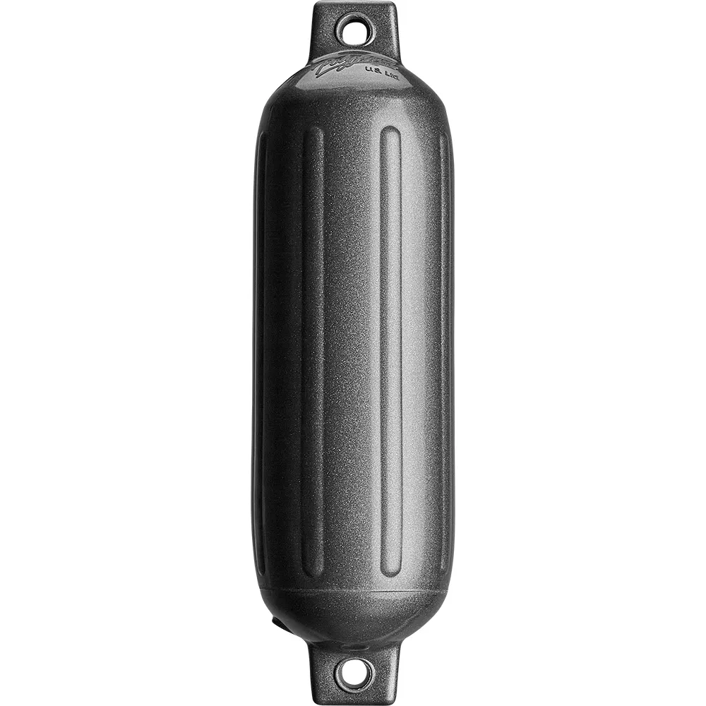 Polyform G-3-METALLIC GRAPHITE - Polyform G-3 Twin Eye Fender 5.5 x 19 - Graphite