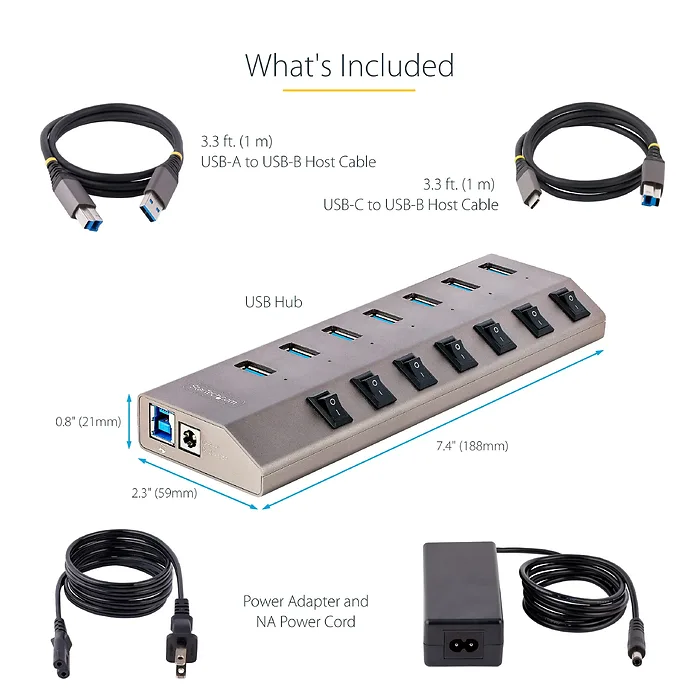 STARTECH-5G7AIBS-USB-HUB-NA