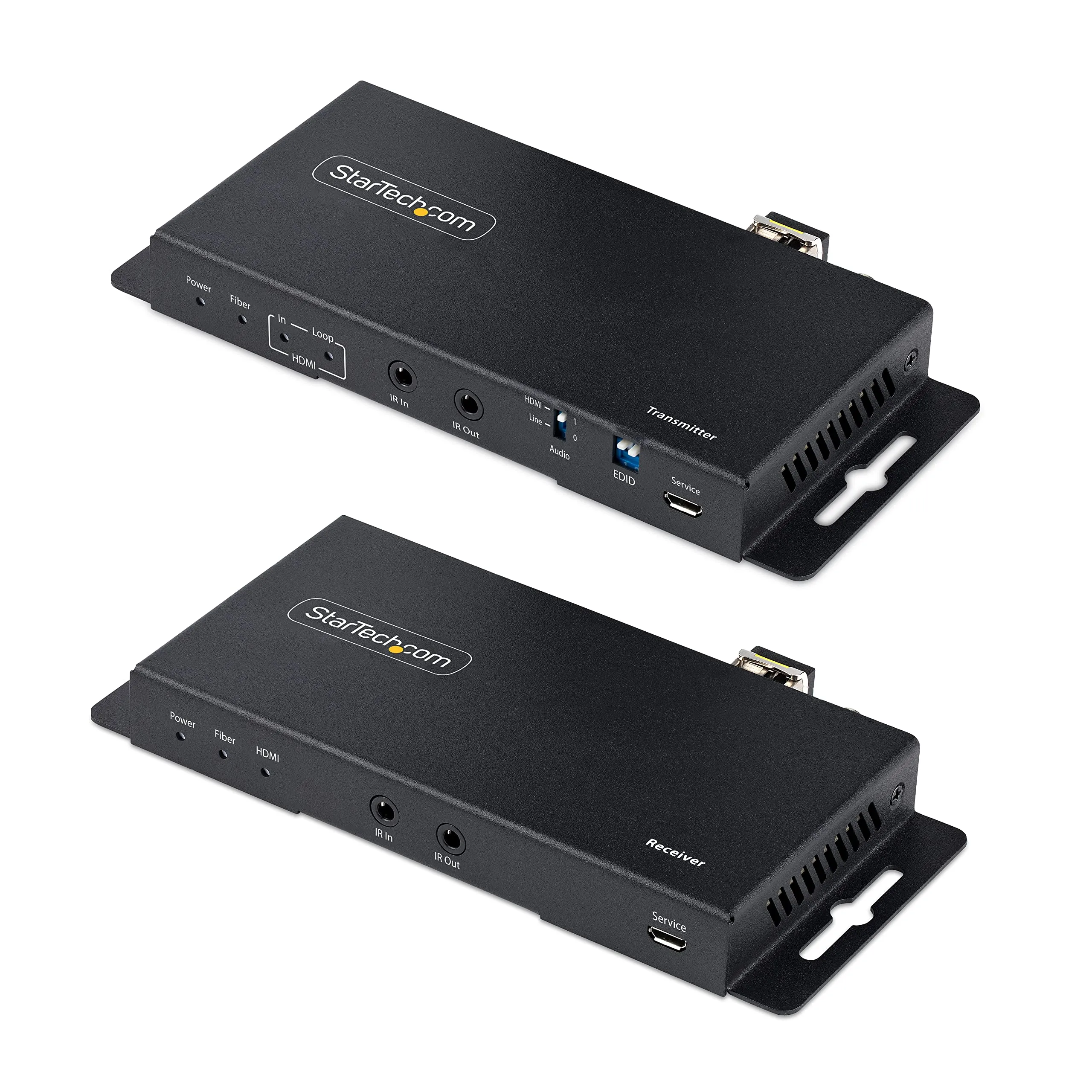 STARTECH ST121HD20FXA2 — 4K HDMI OVER FIBER EXTENDER KIT, 4K 60HZ UP TO 3300FT (SINGLE MODE) OR 1000FT (M