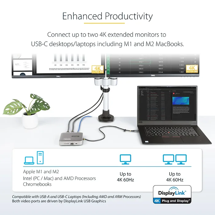 STARTECH-102B-USBC-MULTIPORT