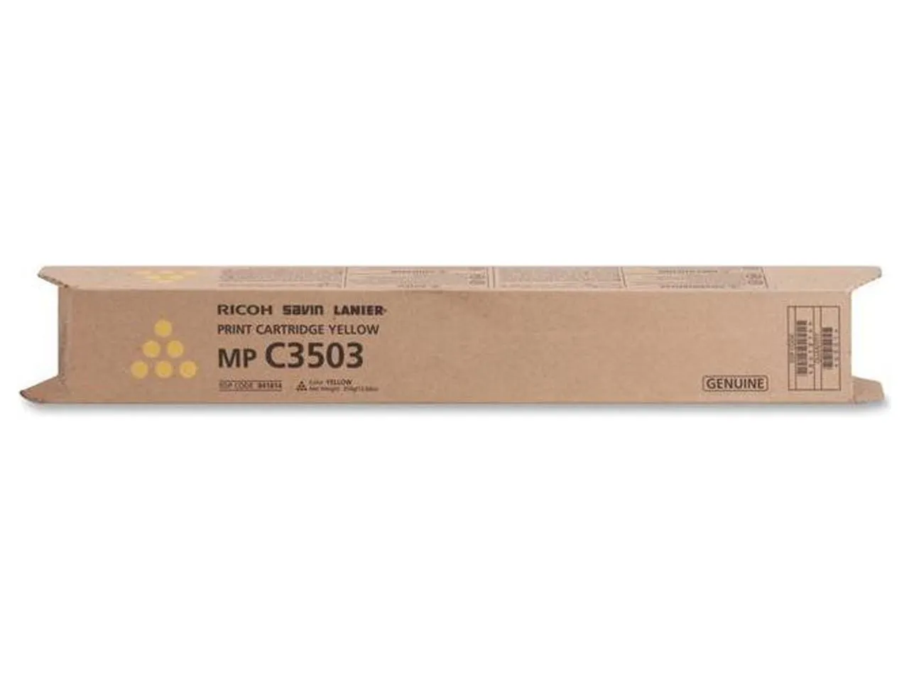 RICOH / Fujitsu 841814 — RICOH YELLOW TONER CARTRIDGE FOR MPC3003 MPC3004 MPC3004EX MPC3503 MPC350