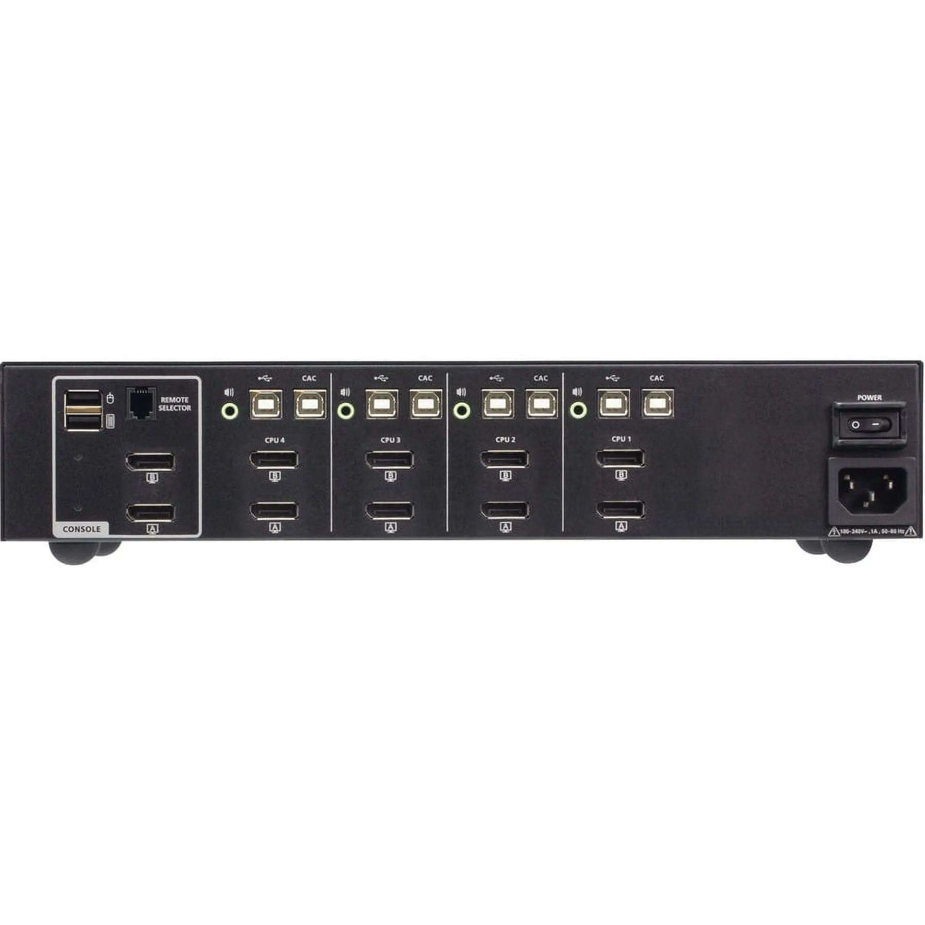 Aten Technologies CS1144DP4C — 4-PORT USB DP DUAL DISPLAY PP4.0 SECURE KVM W/ CAC SUPPORT