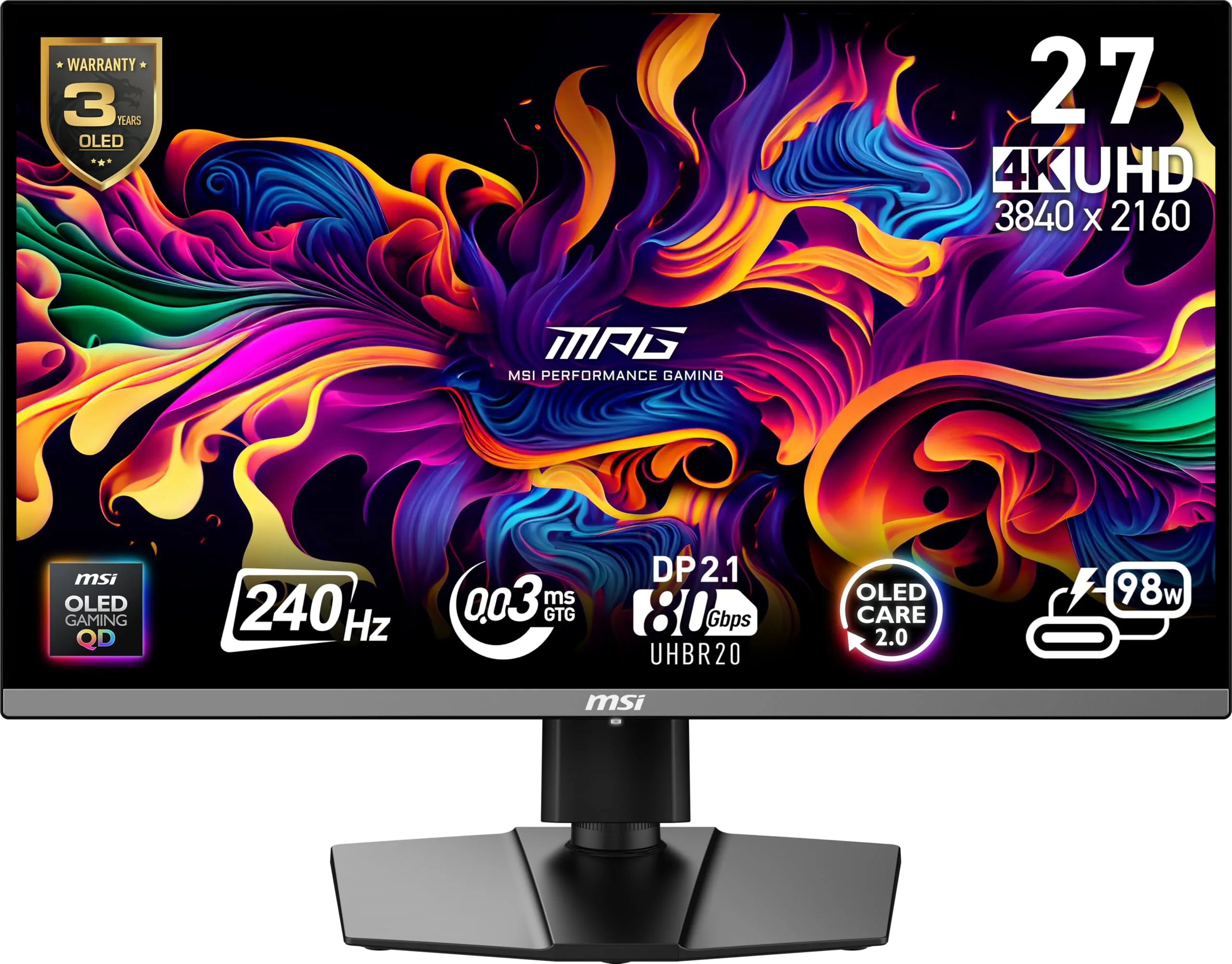 MSI MPG272URXQDOLED — MPG 272URX QD-OLED