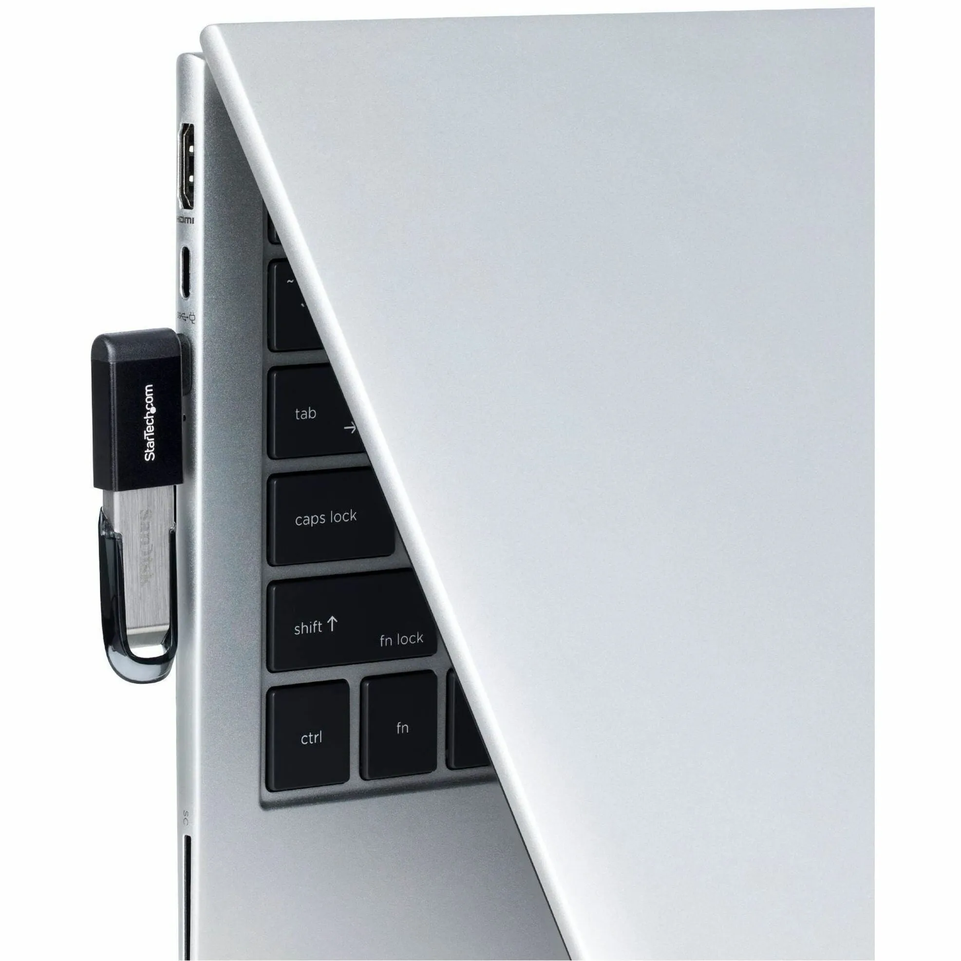 STARTECH USB31CAADGCPRA — RIGHT ANGLED USB-C TO USB-A ADAPTER, USB 5GBPS, COMPACT USB-C MALE TO USB-A FEMA