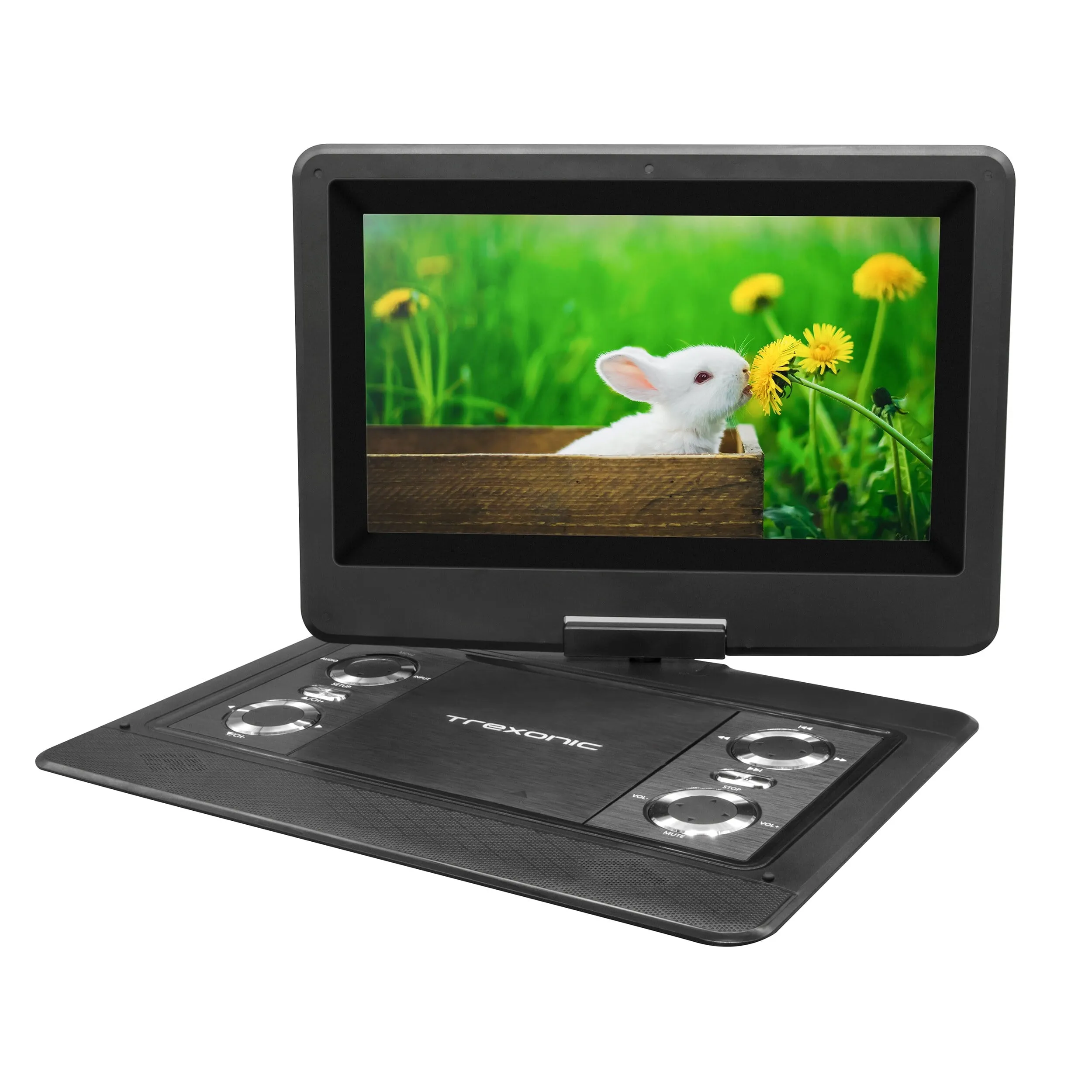 Trexonic TR-D125 — Trexonic 12.5" Portable DVD Player with USB & HDMI Inputs
