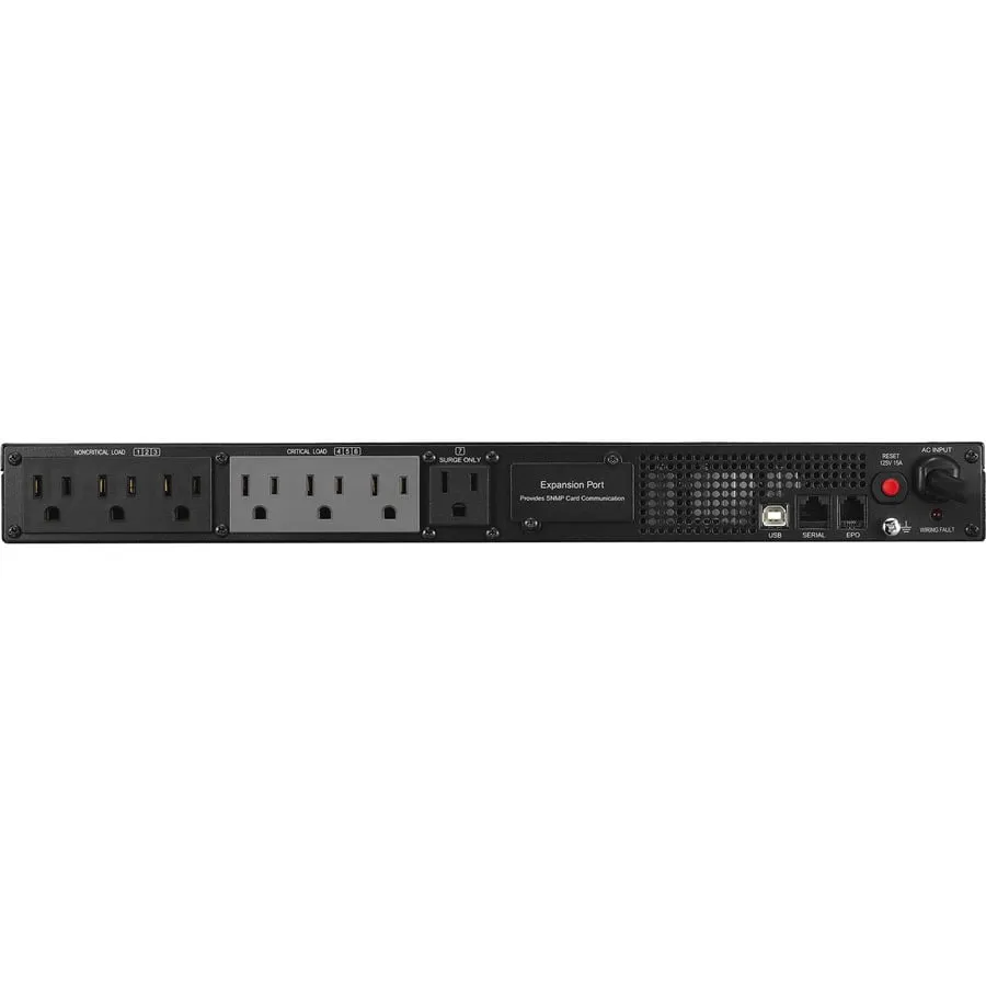 CyberPower PR1000LCDRT1U — CYBERPOWER PR1000LCDRT1U - UPS - RACK/TOWER - LINE-INTERACTIVE - 120V - 800WATT