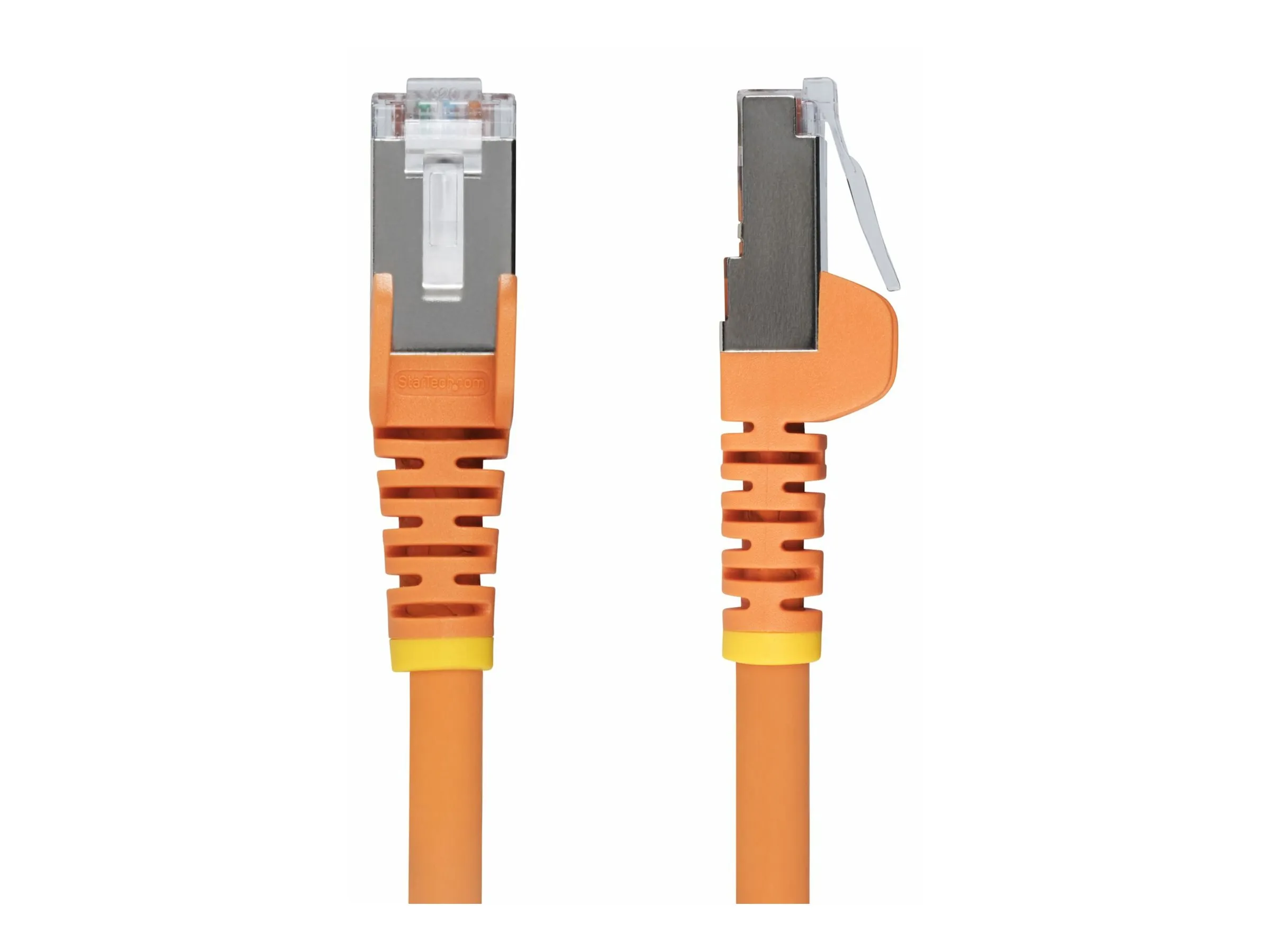 STARTECH NLOR-10F-CAT6A-PATCH — 10FT ORANGE CAT6A ETHERNET CABLE, SNAGLESS RJ45, 10G, 100W POE, S/FTP, LSZH, 27A