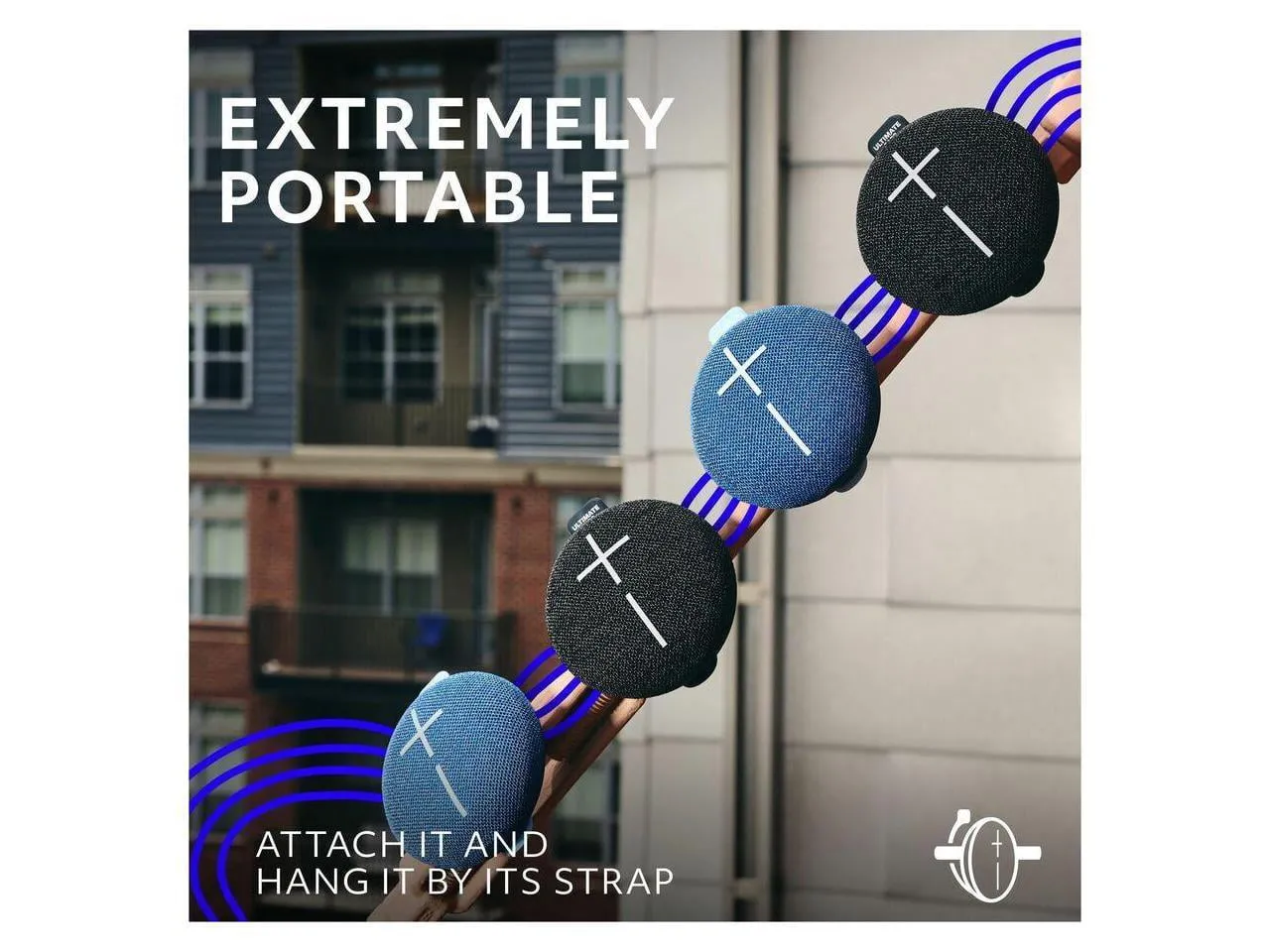 Logitech 984-002020 — ULTIMATE EARS MINIROLL - MAJESTIC BLUE